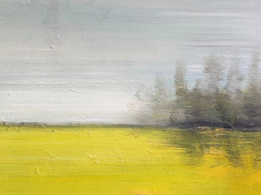 Yellow Sky Contemporary Abstract Canvas Artwork C60SU wall art